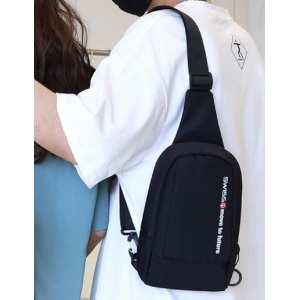 Текстильна чоловіча сумка через плече Confident AT09-T-24006A Текстильна чоловіча сумка через плече Confident AT09-T-24006A