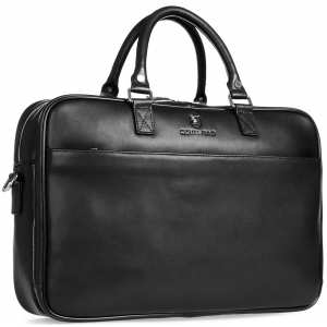 Вместительная деловая сумка-портфель из натуральной гладкой кожи Royal Bag RB026A-5