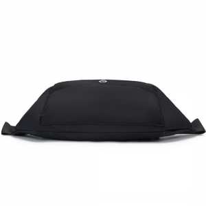 Классическая текстильная сумка на пояс черная Confident AT09-T-10866A