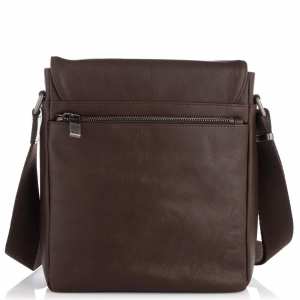 Мужская кожаная сумка через плечо с клапаном Blamont P7912021C-5