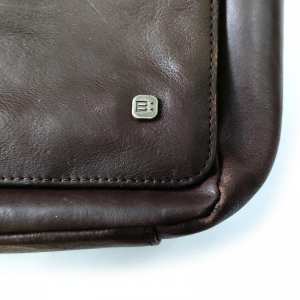 Мужская кожаная сумка через плечо с клапаном Blamont P7912021C-5
