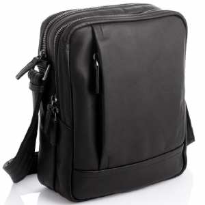 Мужской мессенджер из мягкой кожи Tiding Bag S-JMD10-2040A 