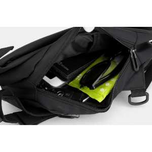 Сумка слінг текстильна чорного кольору Confident AT05-T-413A Сумка слінг текстильна чорного кольору Confident AT05-T-413A