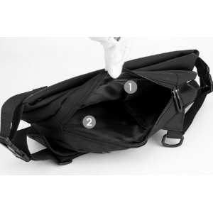 Сумка слінг текстильна чорного кольору Confident AT05-T-413A Сумка слінг текстильна чорного кольору Confident AT05-T-413A