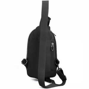 Сумка слінг текстильна чорного кольору Confident AT05-T-413A Сумка слінг текстильна чорного кольору Confident AT05-T-413A