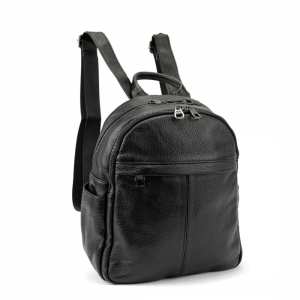 Женский кожаный черный рюкзак Olivia Leather F-FL-NWBP27-1138A