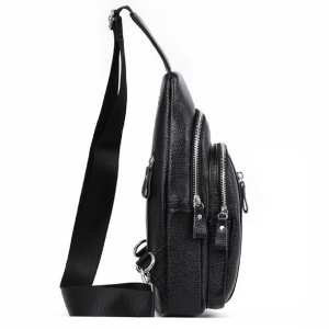 Сумка на одну шлейку черная Tiding Bag FL-A25F-5055A