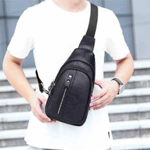 Сумка на одну шлейку черная Tiding Bag FL-A25F-5055A