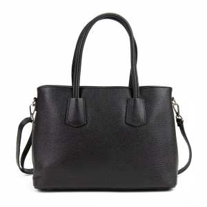 Классическая женская кожаная черная сумка Firenze Italy F-IT-7601A