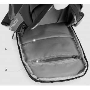 Мужская текстильная сумка-рюкзак Confident ATN01-T-X1661A