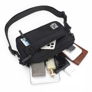 Мужской горизонтальный мессенджер с ручкой Confident AT09-T-23356A