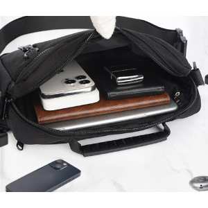 Мужской горизонтальный мессенджер с ручкой Confident AT09-T-23356A