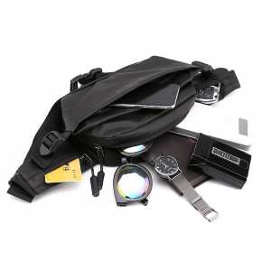 Компактная тканевая сумка на пояс Confident AT08-T-1100-26A