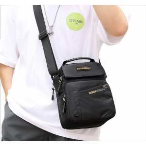 Чоловічий текстильний месенджер із ручкою Confident AT08-6811A