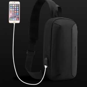 Стильна чоловіча текстильна сумка слінг Confident ATN02-186A