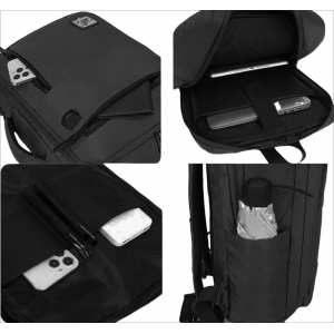 Великий чоловічий текстильний рюкзак Confident AT09-22413A Великий чоловічий текстильний рюкзак Confident AT09-22413A