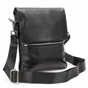 Кожаный мужской мессенджер с клапаном Tiding Bag M56-2056A