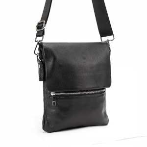 Кожаный мужской мессенджер с клапаном Tiding Bag M56-2056A