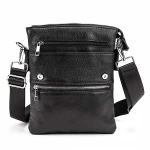 Кожаный мужской мессенджер с клапаном Tiding Bag M56-2056A