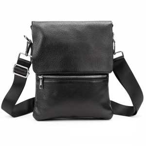 Кожаный мужской мессенджер с клапаном Tiding Bag M56-2056A