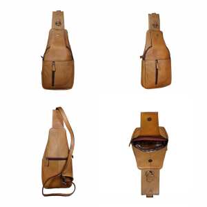 Мужской кожаный слинг на плечо Tavinchi R-6101C