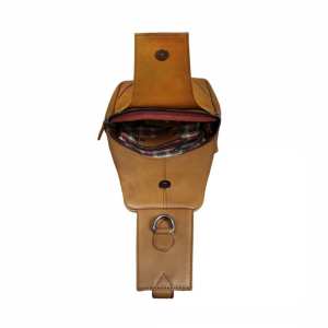 Мужской кожаный слинг на плечо Tavinchi R-6101C