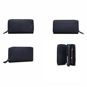 Шкіряний чорний клатч Tavinchi R-P-3628A