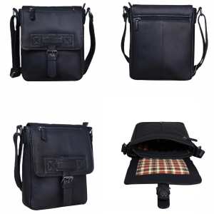 Мужской мессенджер из натуральной кожи Tavinchi R-6163A