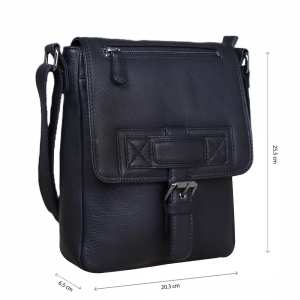 Мужской мессенджер из натуральной кожи Tavinchi R-6163A