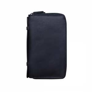 Кожаный черный клатч Tavinchi R-P-13115A