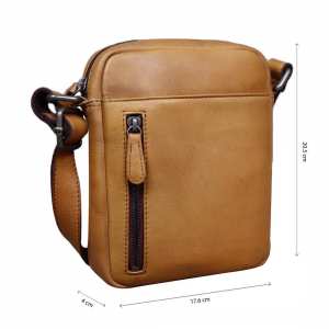 Мужской мессенджер из натуральной кожи Tavinchi R-3169C