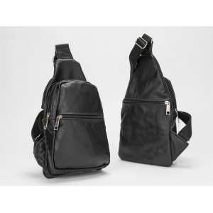 Черный слинг из мягкой кожи FL-N-4489A