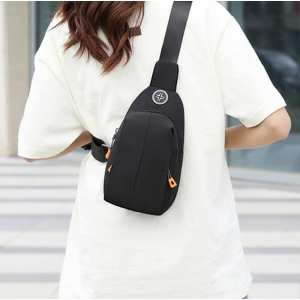 Мужская текстильная сумка слинг Confident ATN02-2023A