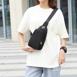 Мужская текстильная сумка слинг Confident ATN02-2023A