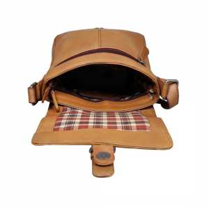 Мужской мессенджер из натуральной кожи Tavinchi R-6163C