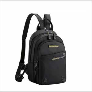 Місткий текстильний чорний рюкзак Confident AT08-6800A Місткий текстильний чорний рюкзак Confident AT08-6800A