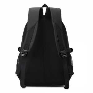 Місткий текстильний чорний рюкзак Confident ANT02-6656A