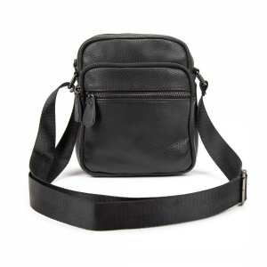 Кожаный небольшой мессенджер на два отделения Tiding Bag M56-2004A