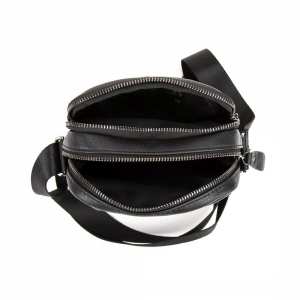 Кожаный небольшой мессенджер на два отделения Tiding Bag M56-2004A