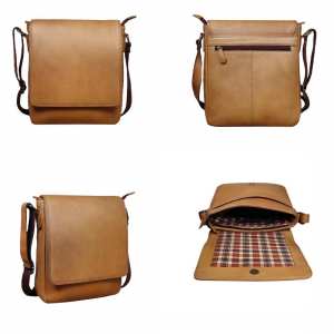 Мужской мессенджер из натуральной кожи Tavinchi R-3161C