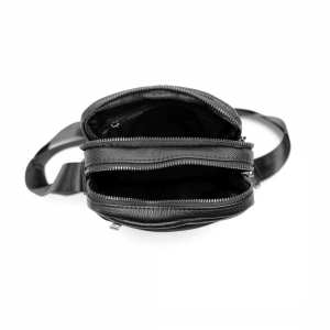 Кожаный мужской мессенджер на два отделения Tiding Bag M56-2001A