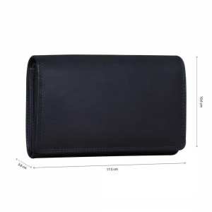 Шкіряний чорний клатч Tavinchi R-P-1971A Шкіряний чорний клатч Tavinchi R-P-1971A