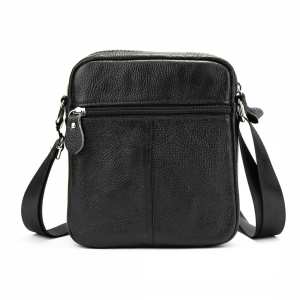 Кожаный мужской мессенджер на два отделения Tiding Bag M56-1189A