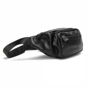 Сумка на пояс из телячьей кожи Tiding Bag t0186A