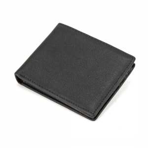 Портмоне шкіряне чорне Tiding Bag M39-9923FRA