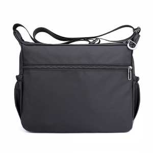 Женский черный тканевый мессенджер Confident WT1-3051A