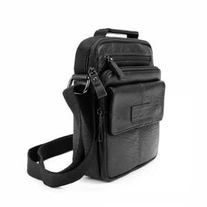 Кожанный мужской мессенджер Ruff Ryder RR-9133A