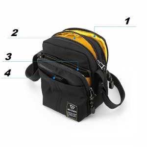 Чоловічий функціональний месенджер із ручкою Confident AT08-5810A