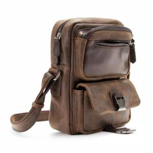 Месенджер із вінтажної шкіри Tiding Bag M39-FM811DB