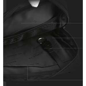 Классическая текстильная сумка на пояс Confident AT08-2120A